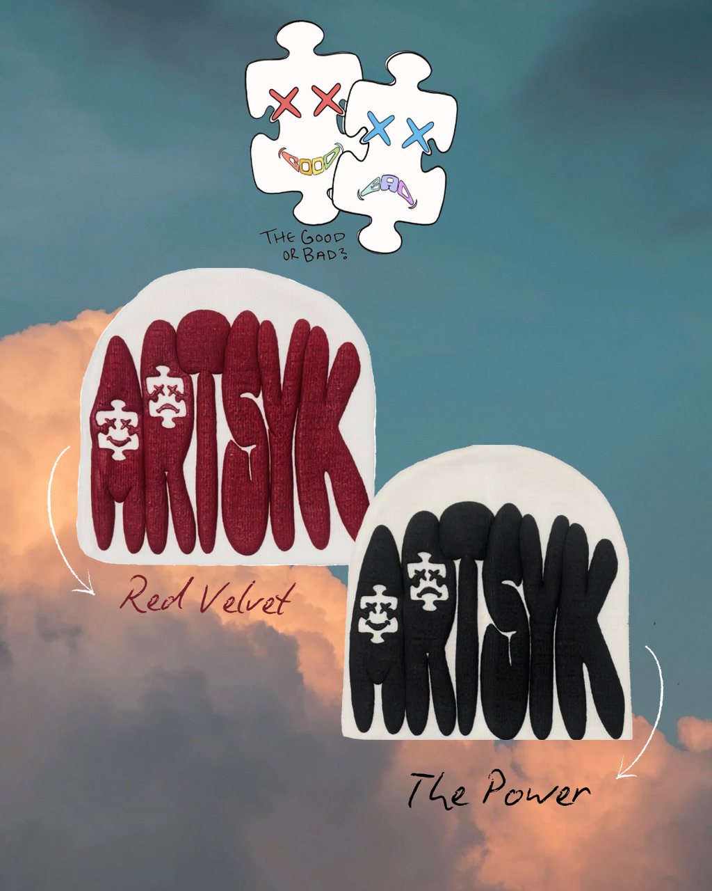 The Power & Red Velvet Beanie