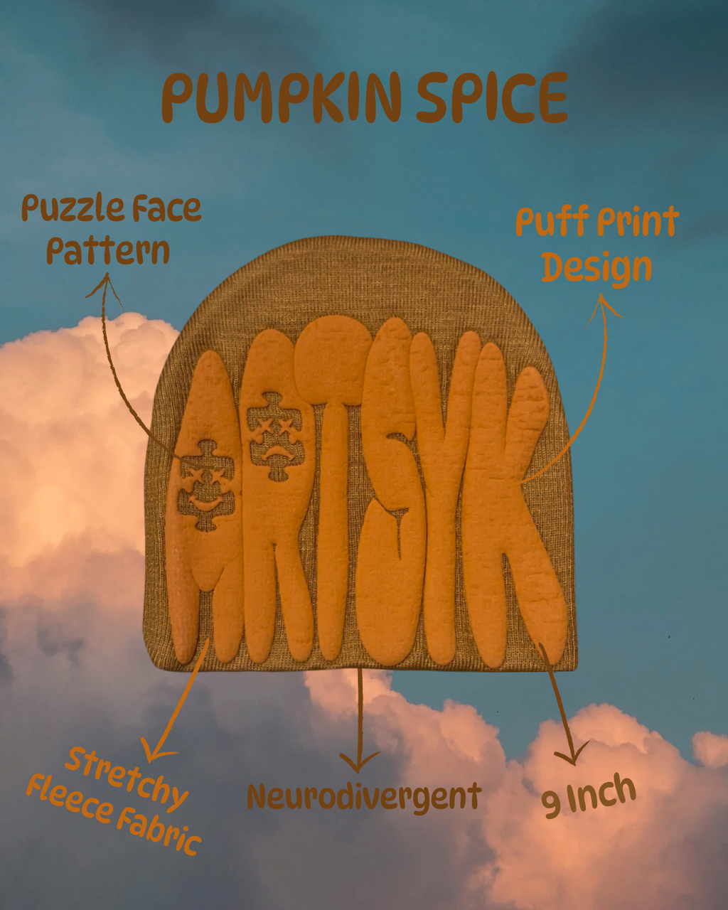 Pumpkin Spice Beanie